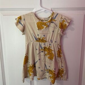 Mini Rodini  Unicorn Print Dress 12-18 months